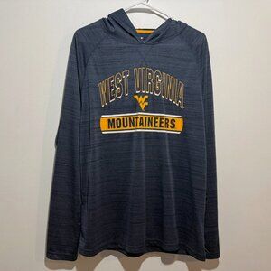 West Virginia Mountaineers Colosseum Men's Long Sleeve Hoodie Shirt Size Large